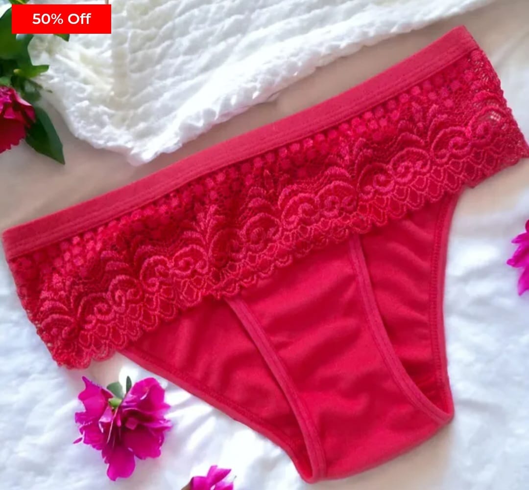 Fancy Net Hipster Panty for Women Cotton Blend Mid-Rise Everyday Panties (Grey, Beige & Pink | Pack of 3)