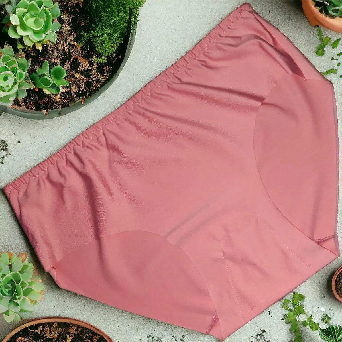 Women's Nylon fabric Seamless panty-Pack of 5, Assorted Colors I Soft, Strechable, Comfortable and invisible underwear