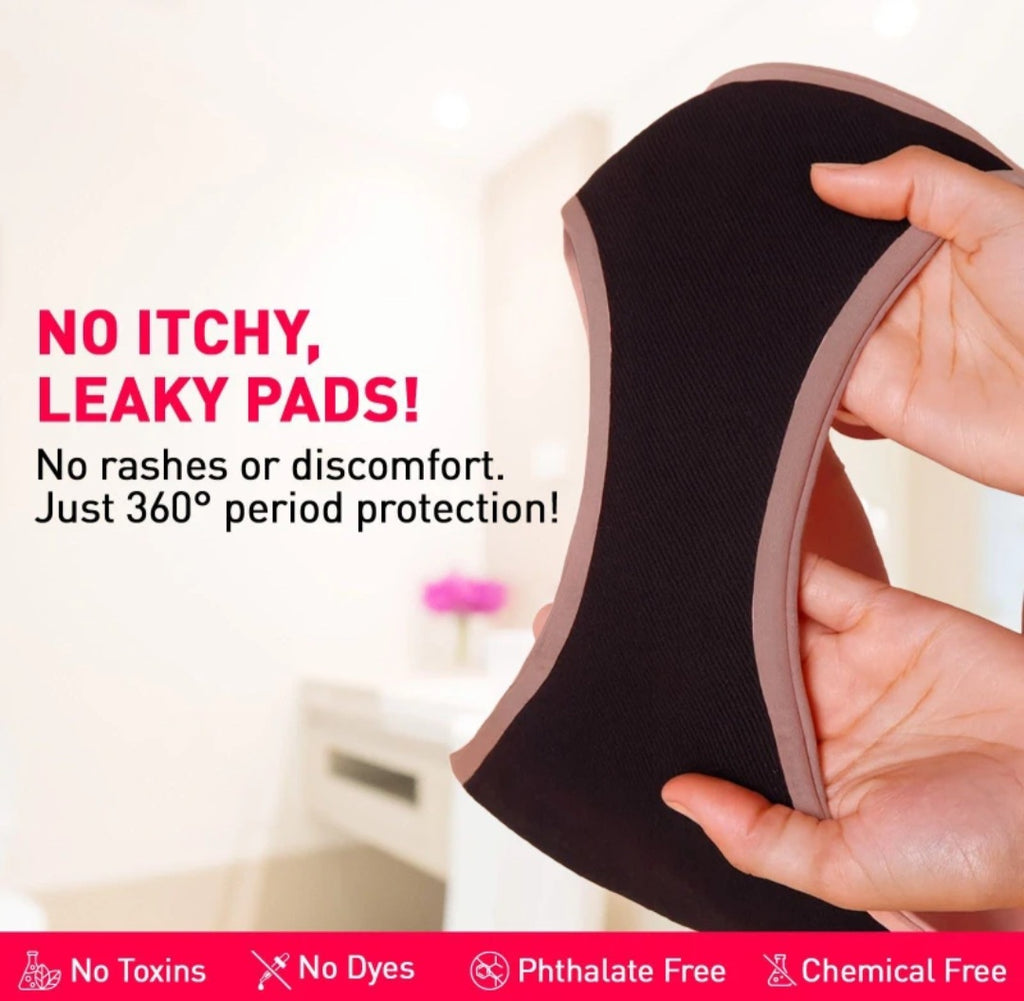 Leakproof Reusable Period Panty for Women Pack of 1 - Large Wash Upto 60 Times Sanitary Pad