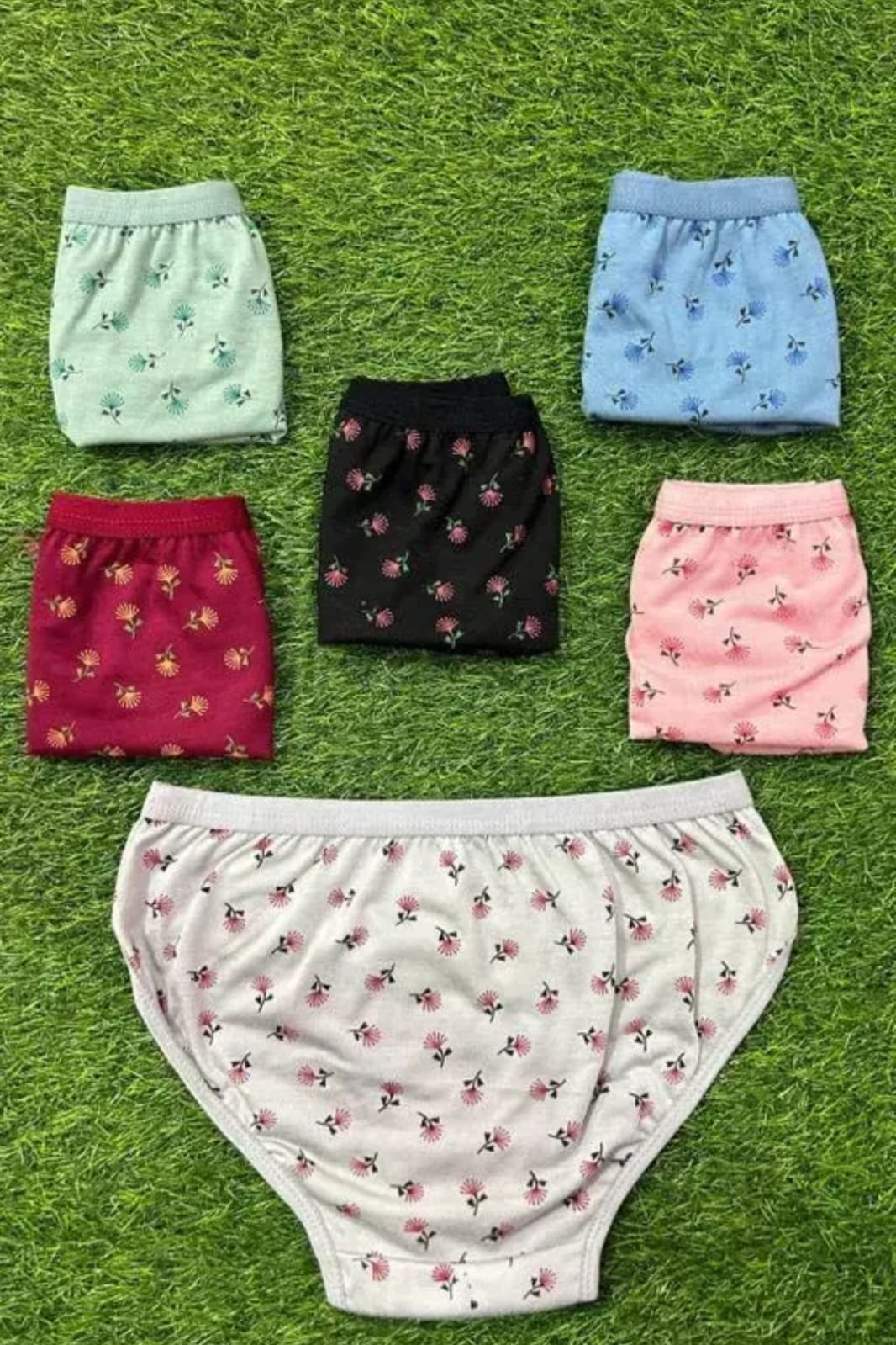 Women's Hipster Underwear 6 Pack Cotton Blend Comfortable Panties